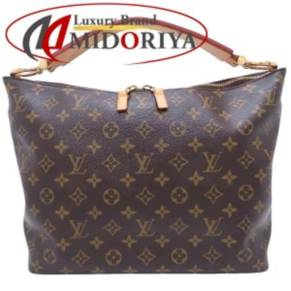LOUIS VUITTON Monogram Sully Shoulder Bag Brown